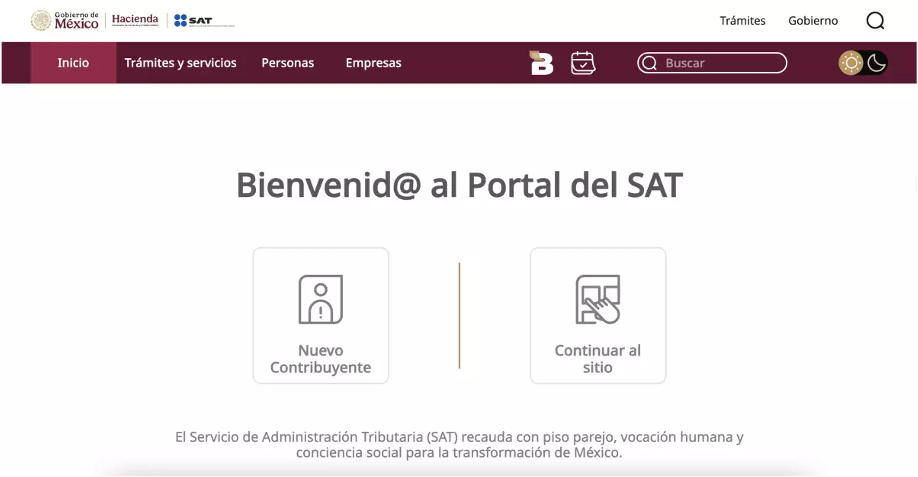 SAT lanza nuevo portal para facilitar trámites a contribuyentes