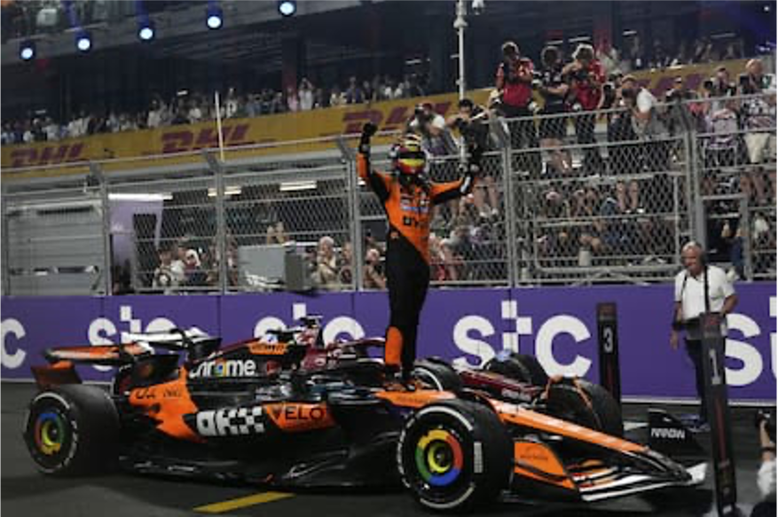 Oscar Piastri hace historia en Arabia Saudita: ¡victoria, liderato y dominio total del McLaren!