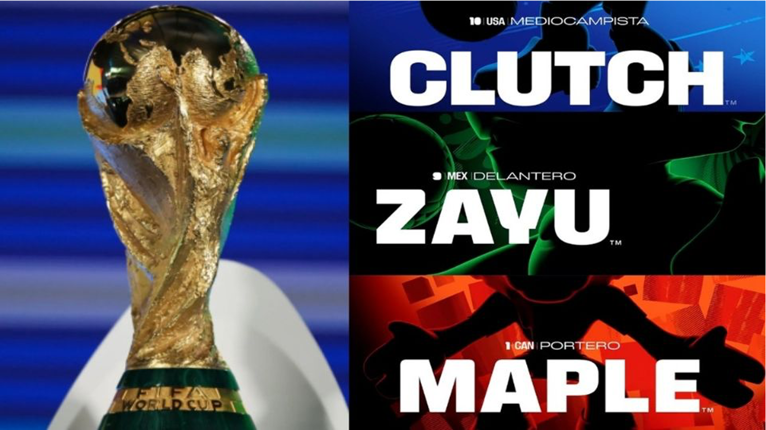 Zayu, Maple y Clutch: Conoce las mascotas que representarán a México, Estados Unidos y Canadá en el Mundial 2026