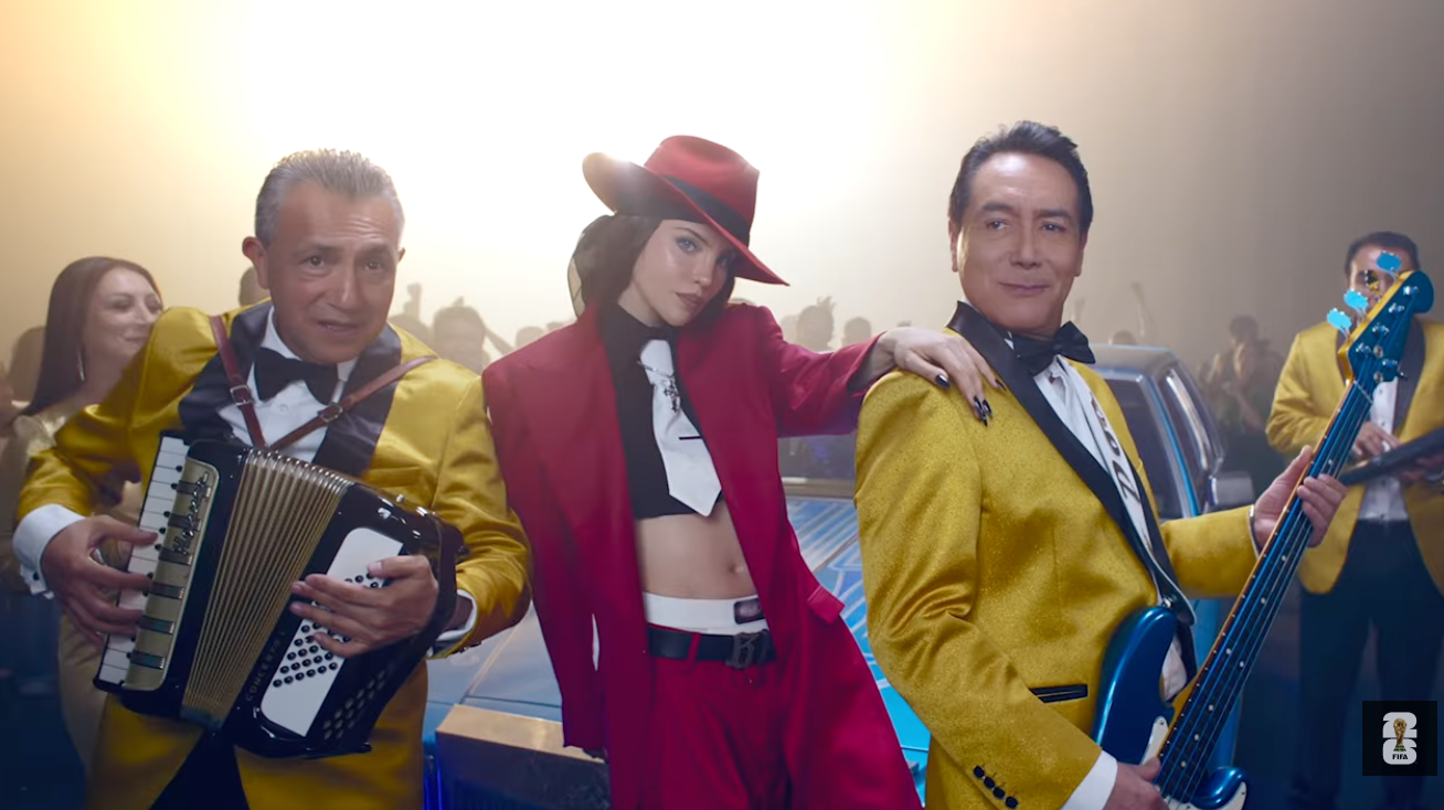 Belinda y Los Ángeles Azules encienden el Mundial 2026 con ‘Por ella’, una cumbia pop con sello mexicano